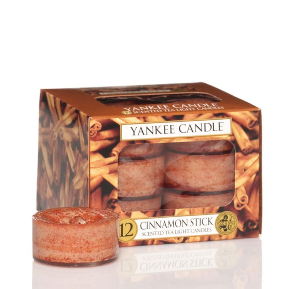 Yankee Candle Cinnamon Stick Tea Lights (Pack of 12) £6.29